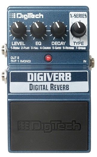 DIGITECH XDV Digital Reverb педаль для гитары, 7 типов