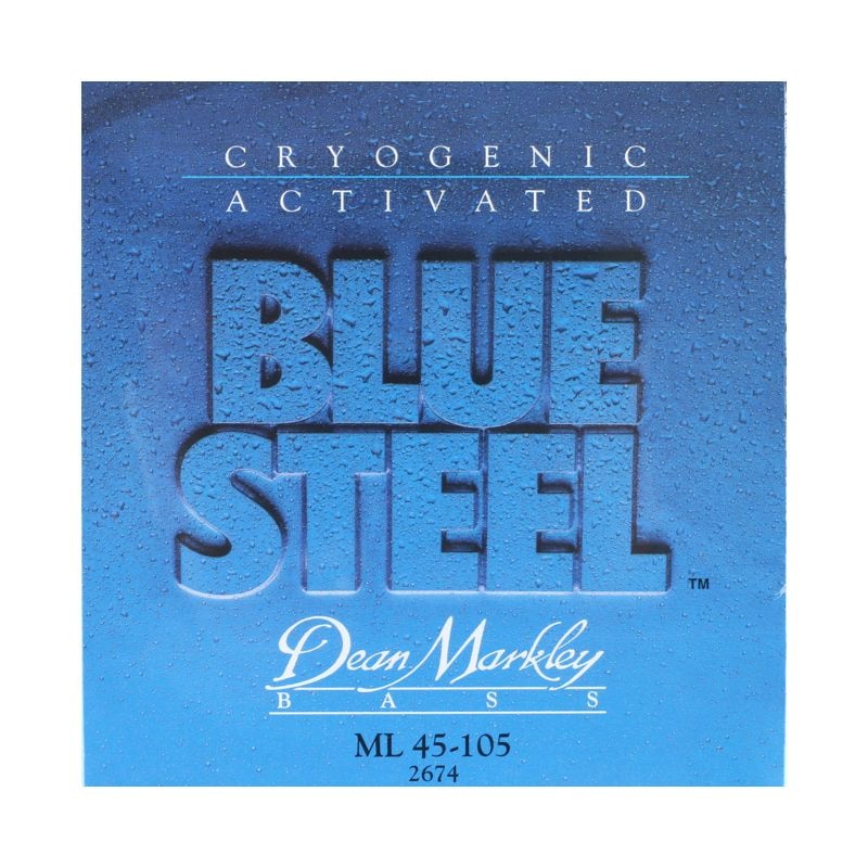 BLUE STEEL Струны для бас гитар DEAN MARKLEY 2674 (45-105) ML