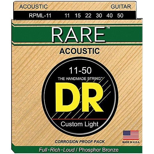 RARE Струны для акустических гитар DR RPML-11 (11-50) 