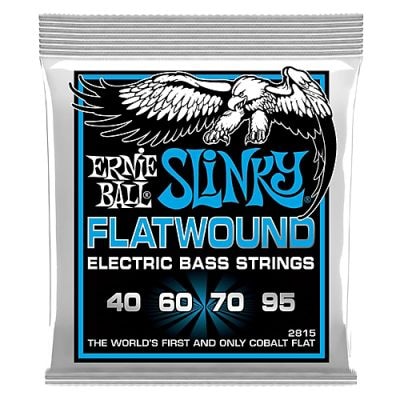 Ernie Ball 2815 струны для бас-гитары Extra Slinky Flatwound Bass