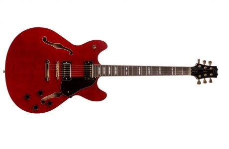 PEAVEY JF-1 Trans. Red Полуакустическая гитара, форма LPS
