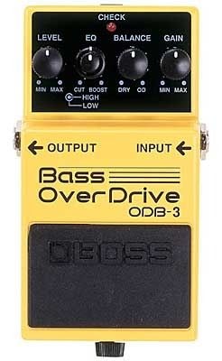 BOSS ODB-3 OverDrive педаль для бас-гитары