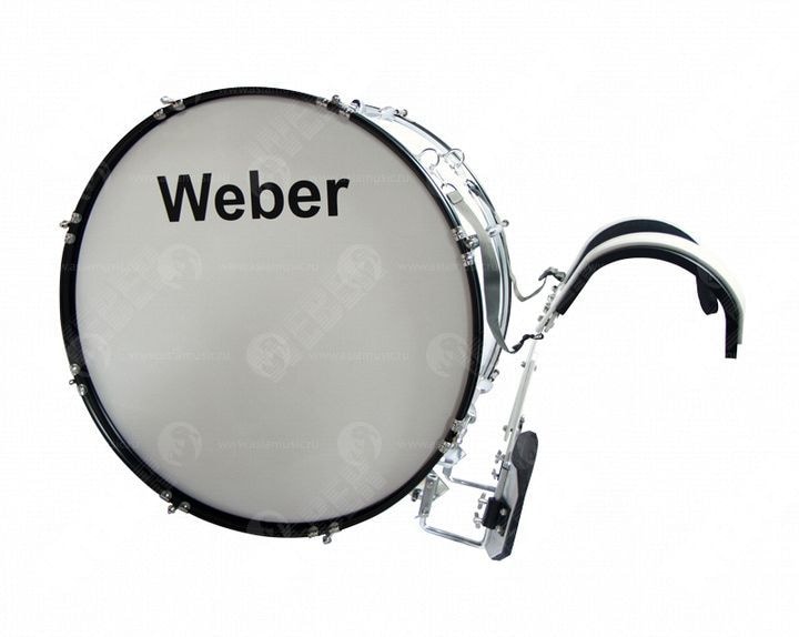 Маршевый бас-барабан 22х12 дюймов Weber MB-2212