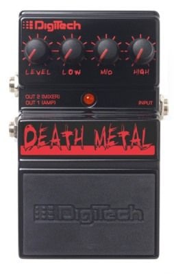 DIGITECH DDM Death Metal аналоговая гитарная педаль Metal Distortion