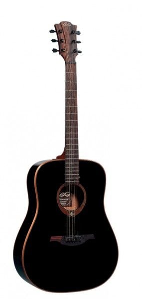 Акустическая гитара LAG T100D-BLK