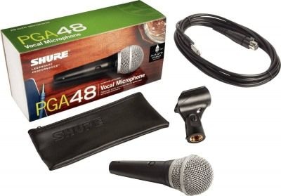 SHURE PGA48-QTR-E кардиоидный вокальный микрофон