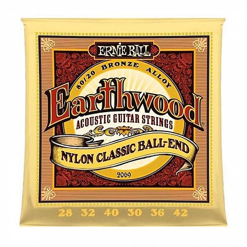 Ernie Ball 2069 Струны для классической гитары Earthwood 80/20 Folk Nylon (28-32-40-30w-36w-42w) купить в Москве: цены, доставка, фото Ernie Ball 2069 Струны для классической гитары Earthwood 80/20 Folk Nylon (28-32-40-30w-36w-42w) купить в Москве: цены, доставка, фото