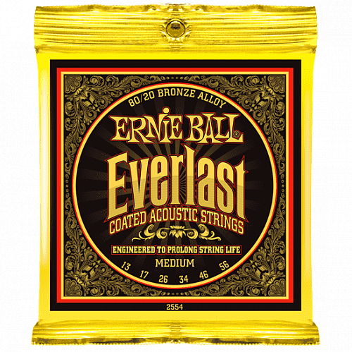 Ernie Ball 2554 струны для акуст.гитары Everlast 80/20 Bronze Medium купить в Москве: цены, доставка, фото Ernie Ball 2554 струны для акуст.гитары Everlast 80/20 Bronze Medium купить в Москве: цены, доставка, фото