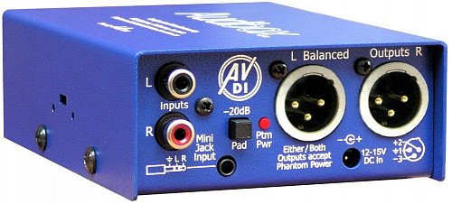 Купить ARX AV DI Активный двухканальный DI Box в магазине Skybeat с доставкой Купить ARX AV DI Активный двухканальный DI Box в магазине Skybeat с доставкой