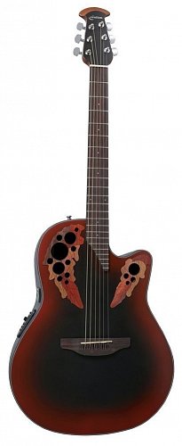 OVATION CE44-RRB Celebrity Elite Mid Cutaway Reversed Redburst электроакустическая гитара купить в Москве: цены, доставка, фото OVATION CE44-RRB Celebrity Elite Mid Cutaway Reversed Redburst электроакустическая гитара купить в Москве: цены, доставка, фото