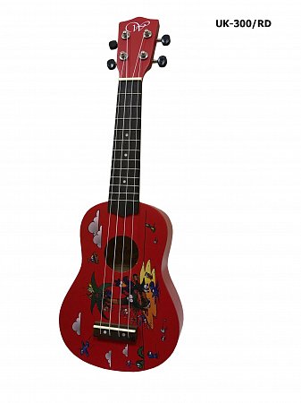 Укулеле Woodcraft UK-300/RD (гавайская гитара) купить в Москве: цены, доставка, фото