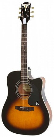 EPIPHONE PRO-1 ULTRA Acoustic/Electric Vintage Sunburst электроакустическая гитара купить в Москве: цены, доставка, фото