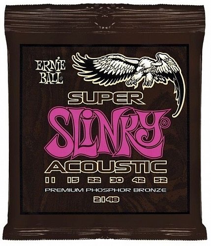 Ernie Ball 2148 струны для акуст.гитары Phosphor Super Slinky (11-15-22w-30-42-52) купить в Москве: цены, доставка, фото Ernie Ball 2148 струны для акуст.гитары Phosphor Super Slinky (11-15-22w-30-42-52) купить в Москве: цены, доставка, фото