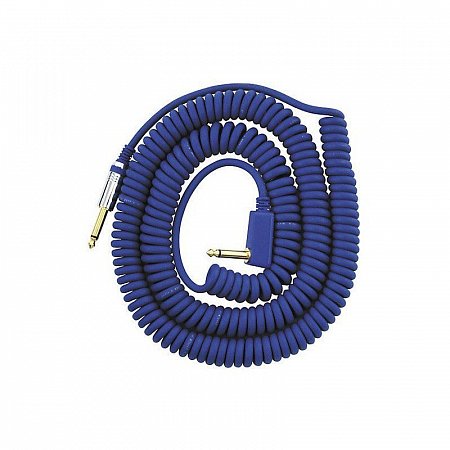 VOX Vintage Coiled Cable VCC-90BL гитарный кабель, синий