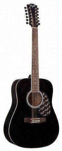 12-ти струнная акустическая гитара FLIGHT W 12701/12 BK купить в Москве: цены, доставка, фото 12-ти струнная акустическая гитара FLIGHT W 12701/12 BK купить в Москве: цены, доставка, фото