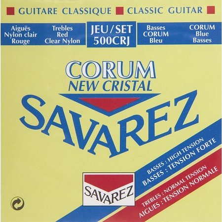 NEW CRISTAL CORUM Струны для классических гитар SAVAREZ 500 CRJ (29-33-41-29-34-44)