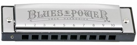 Губная гармошка Swan SW1020H-2/F блюзовая, диатоническая, Фа мажор купить в Москве: цены, доставка, фото