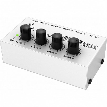 Behringer MICROMIX MX400 4-канальный малошумящий линейный микшерный пульт