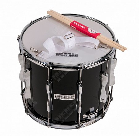 Маршевый черный барабан 14"х12" Weber MPS-1412jet купить в Москве: цены, доставка, фото Маршевый черный барабан 14"х12" Weber MPS-1412jet купить в Москве: цены, доставка, фото