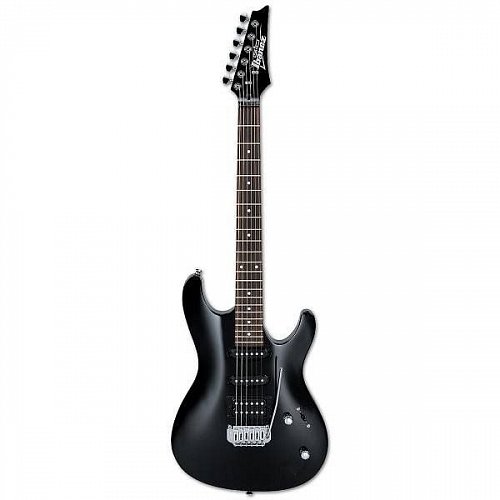 ibanez matte black guitar