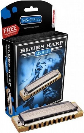 Губная гармоника HOHNER Blues Harp 532/20 MS A (M533106X) купить в Москве: цены, доставка, фото