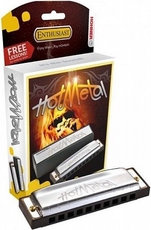 Губная гармоника HOHNER Hot Metal C (M57201X) купить в Москве: цены, доставка, фото