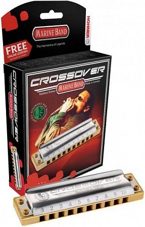 Губная гармоника HOHNER Marine Band Crossover B (M2009126X) купить в Москве: цены, доставка, фото