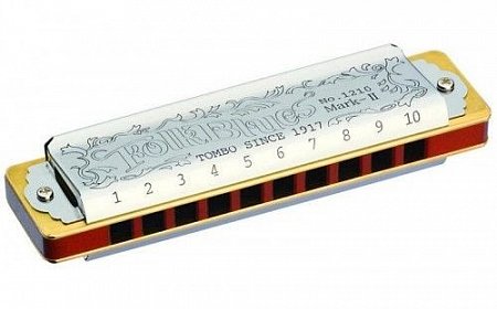 TOMBO Folk blues Mark-II G High (1210-HG) - губная гармоника купить в Москве: цены, доставка, фото