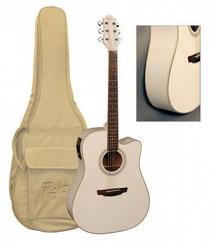 Электроакустическая гитара FLIGHT AD-200 CEQ WH купить в Москве: цены, доставка, фото Электроакустическая гитара FLIGHT AD-200 CEQ WH купить в Москве: цены, доставка, фото