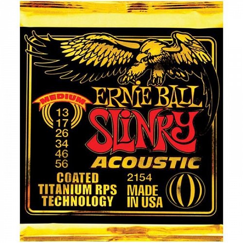 Ernie Ball 2154 струны для акустической гитары Coated Titanium RPS 80/20 Medium купить в Москве: цены, доставка, фото Ernie Ball 2154 струны для акустической гитары Coated Titanium RPS 80/20 Medium купить в Москве: цены, доставка, фото
