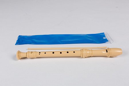 Блок флейта DEKKO OM8A немецкая система, цвет слоновой кости, корпус - пластик, разборная, чехол в комплекте