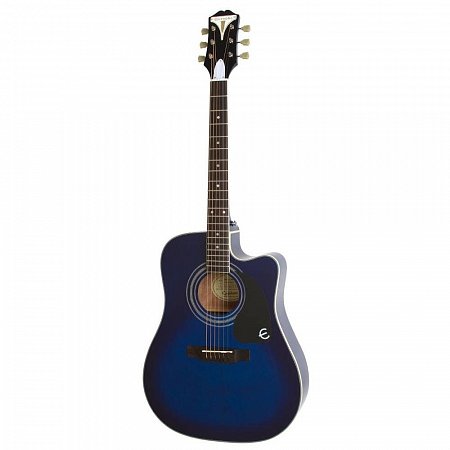 EPIPHONE PRO-1 Acoustic Trans Blue акустическая гитара купить в Москве: цены, доставка, фото