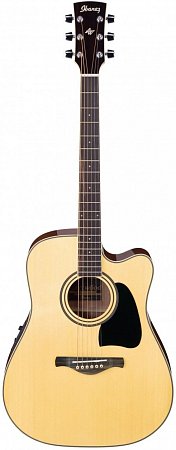 IBANEZ AW70ECE-NT электроакустическая гитара дредноут купить в Москве: цены, доставка, фото