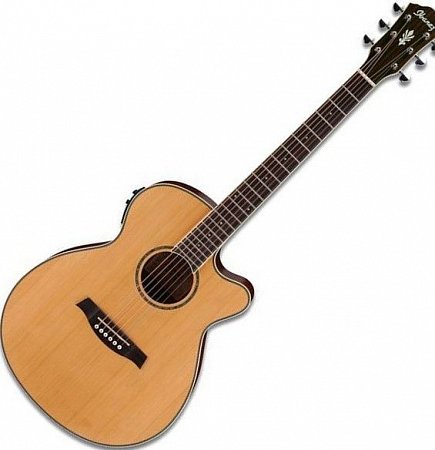 IBANEZ AEG15II-LG гитара электроакустическая купить в Москве: цены, доставка, фото