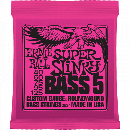 Ernie Ball 2824 струны для 5-струнной бас-гитары Nickel Wound Bass Super Slinky 5 купить в Москве: цены, доставка, фото Ernie Ball 2824 струны для 5-струнной бас-гитары Nickel Wound Bass Super Slinky 5 купить в Москве: цены, доставка, фото