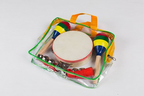 Набор детской перкуссии DEKKO TB-4, в комплект входят бубен, маракасы, бубенцы на запястье. Комплектуется пластиковой, прозрачной сумкой купить в Москве: цены, доставка, фото Набор детской перкуссии DEKKO TB-4, в комплект входят бубен, маракасы, бубенцы на запястье. Комплектуется пластиковой, прозрачной сумкой купить в Москве: цены, доставка, фото