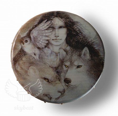 Бубен шаманский с рисунком 40 см купить в Москве: цены, доставка, фото Бубен шаманский с рисунком 40 см купить в Москве: цены, доставка, фото