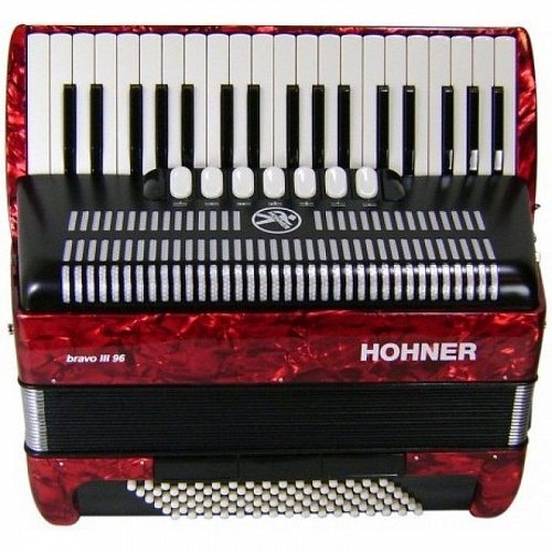 HOHNER The New Bravo III 96 (A16731) red купить в Москве: цены, доставка, фото HOHNER The New Bravo III 96 (A16731) red купить в Москве: цены, доставка, фото