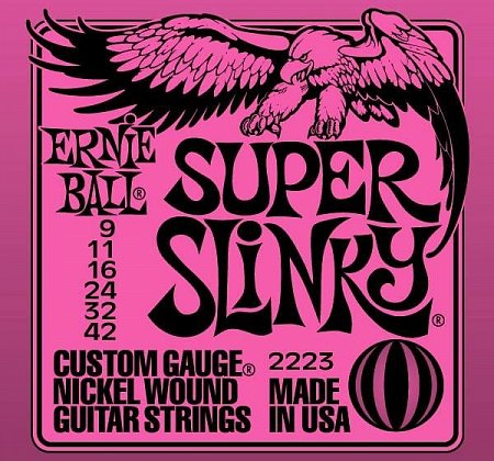 Nickel wound Струны для электрогитары ERNIE BALL 2223 (9-11-16-24w-32-42) купить в Москве: цены, доставка, фото