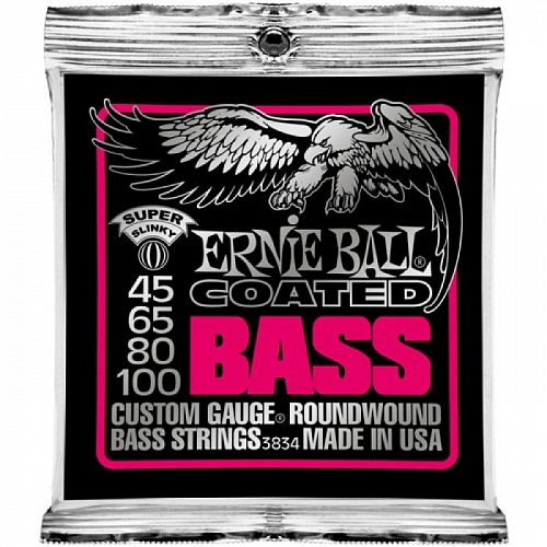 Ernie Ball 3834 струны для бас-гитары Coated Bass Super Slinky купить в Москве: цены, доставка, фото Ernie Ball 3834 струны для бас-гитары Coated Bass Super Slinky купить в Москве: цены, доставка, фото