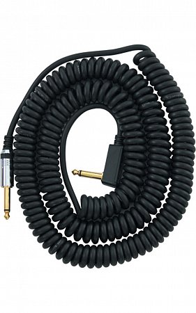 VOX Vintage Coiled Cable VCC-90BK гитарный кабель, чёрный