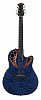 OVATION CE44P-8TQ Celebrity Elite Plus Mid Cutaway Trans Blue Quilt Maple электроакустическая гитара купить в Москве: цены, доставка, фото