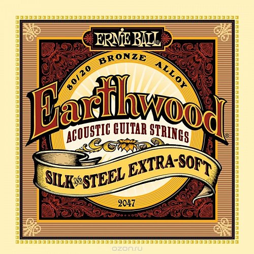 Ernie Ball 2047 струны для акуст.гитары Silk & Steel Extra Soft (10-14-20w-28-40-50) купить в Москве: цены, доставка, фото Ernie Ball 2047 струны для акуст.гитары Silk & Steel Extra Soft (10-14-20w-28-40-50) купить в Москве: цены, доставка, фото