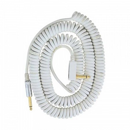 VOX Vintage Coiled Cable VCC-90WH гитарный кабель, белый