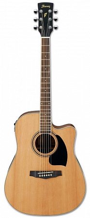 IBANEZ PF17ECE-LG DREADNOUGHT электроакустическая гитара купить в Москве: цены, доставка, фото