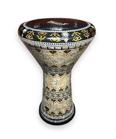 Дарбука Арабская Gawharet El fan 22 см Black Gold + Чехол купить в Москве: цены, доставка, фото
