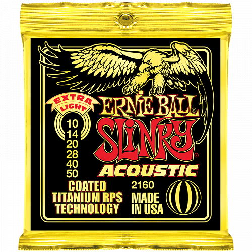 Ernie Ball 2160 струны для акуст.гитары Coated Titanium RPS 80/20 Extra Light купить в Москве: цены, доставка, фото Ernie Ball 2160 струны для акуст.гитары Coated Titanium RPS 80/20 Extra Light купить в Москве: цены, доставка, фото