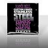 Stainless steel Струны для электрогитары ERNIE BALL 2245 (11-14-18p-28-38-48) купить в Москве: цены, доставка, фото