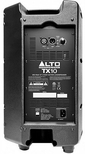 Alto TX10 2-полосная (10' + 1,5') акустическая система 280 Вт, усилитель D-класса, SPL peak 116 дБ, угол покрытия 90х45 гр купить в Москве: цены, доставка, фото Alto TX10 2-полосная (10' + 1,5') акустическая система 280 Вт, усилитель D-класса, SPL peak 116 дБ, угол покрытия 90х45 гр купить в Москве: цены, доставка, фото