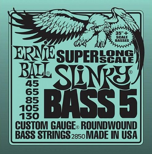 Ernie Ball 2850 струны для 5-струнной бас-гитары Nickel Bass SLS Slinky 5 (45-65-85-105-130) купить в Москве: цены, доставка, фото Ernie Ball 2850 струны для 5-струнной бас-гитары Nickel Bass SLS Slinky 5 (45-65-85-105-130) купить в Москве: цены, доставка, фото